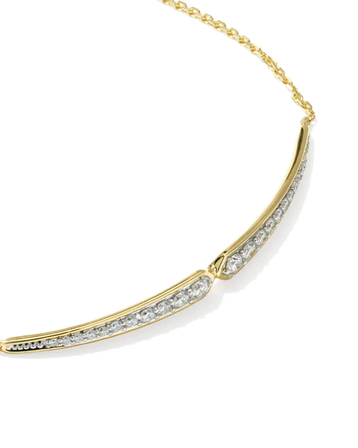 0.46 ct Lab Grown Diamond Adia 14k Yellow Gold Delicate Chain Bracelet