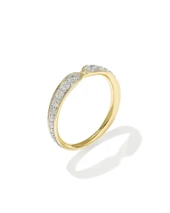 0.46 ct Lab Grown Diamond Adia 14k Yellow Gold Band Ring