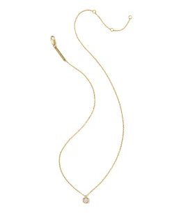 0.16 ct Lab Grown Diamond Davie Star Pendant Necklace in 18k Yellow Gold Vermeil