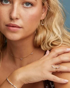 0.36 ct Lab Grown White Diamond Astrid 14k Yellow Gold Open Frame Ring