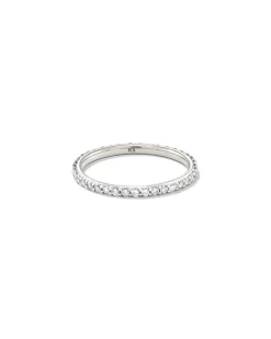 0.5 ct Marilyn 14k White Gold Full Eternity Band Ring in White Diamond