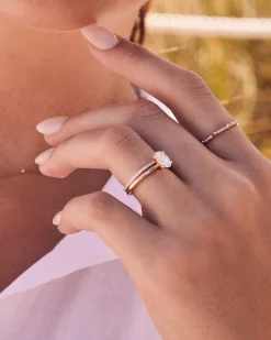 0.5 ct Oval Solitaire Engagement Ring in 14k Yellow Gold
