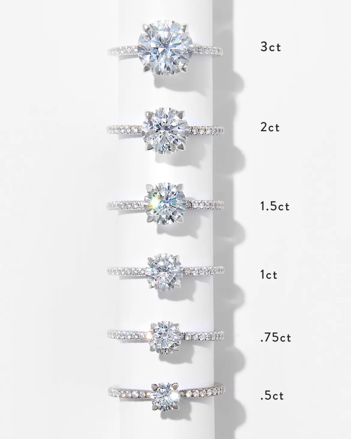 1 ct Signature Engagement Ring in 14k Yellow Gold