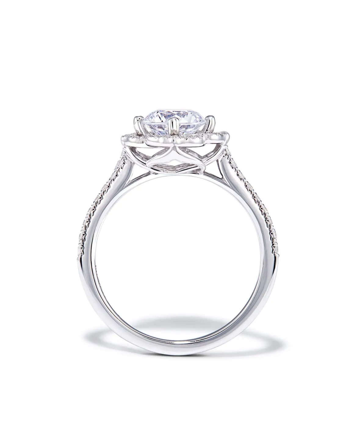 0.75 ct Signature Engagement Ring in 14k White Gold