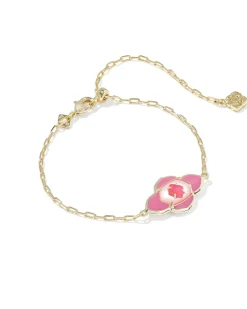 Abbie Medallion Gold Delicate Chain Bracelet