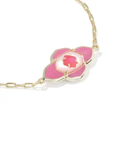 Abbie Medallion Gold Delicate Chain Bracelet