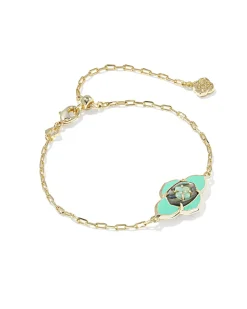 Abbie Medallion Gold Delicate Chain Bracelet