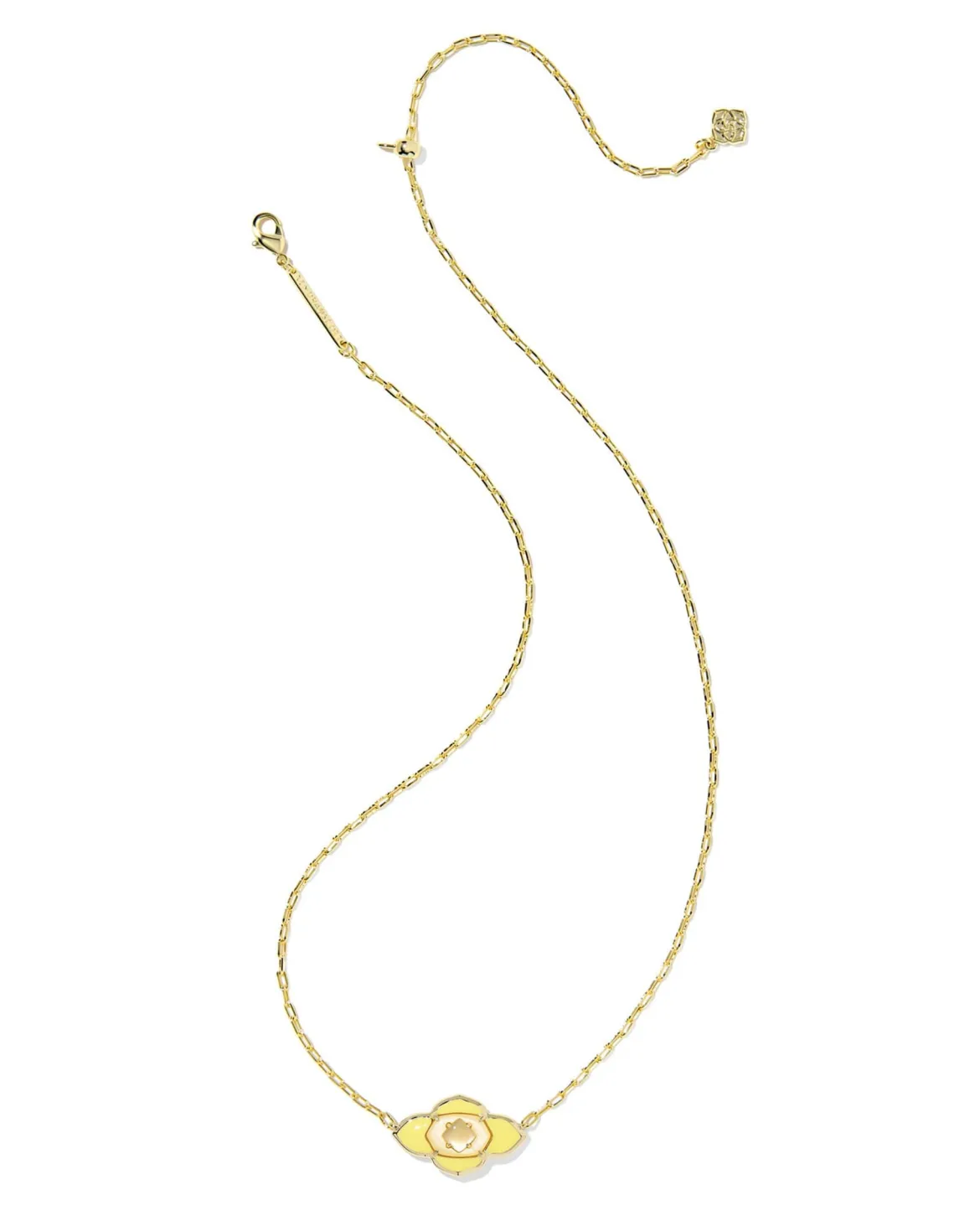 Abbie Medallion Gold Short Pendant Necklace
