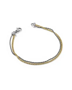 Adia Mixed Metal Link and Chain Bracelet