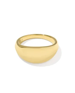 Alani 18k Gold Vermeil Metal Band Ring
