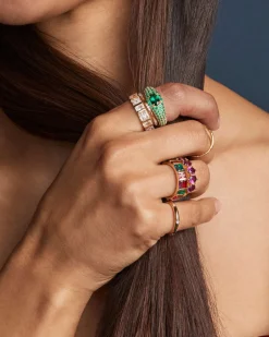 Alani 18k Gold Vermeil Ring Set