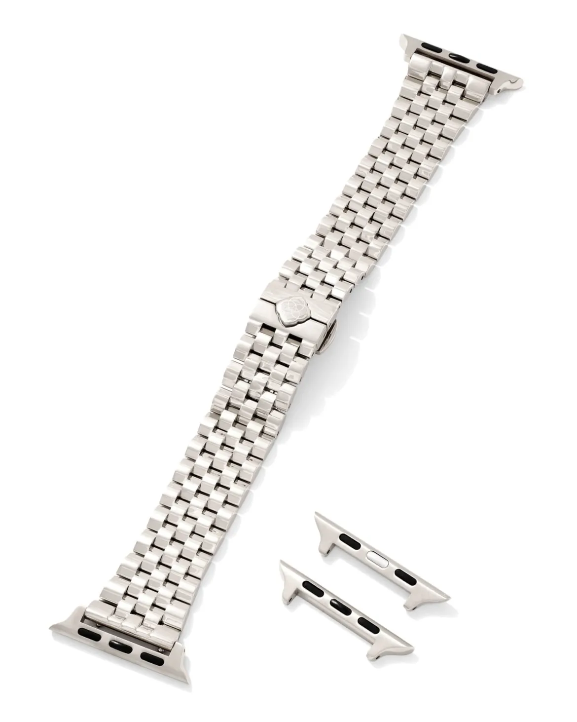 Alex 5 Link Watch Band in Silver Stainless Steel