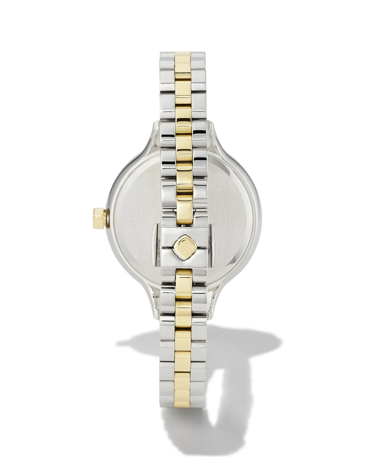 Alex Two Tone Stainless Steel 35mm Narrow Watch in Ivory Mother-of-Pearl
