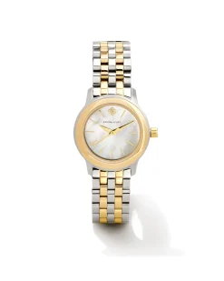 Alex Two Tone Stainless Steel 28mm Watch in Ivory Mother-of-Pearl