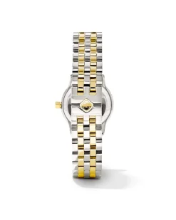 Alex Two Tone Stainless Steel 28mm Watch in Ivory Mother-of-Pearl