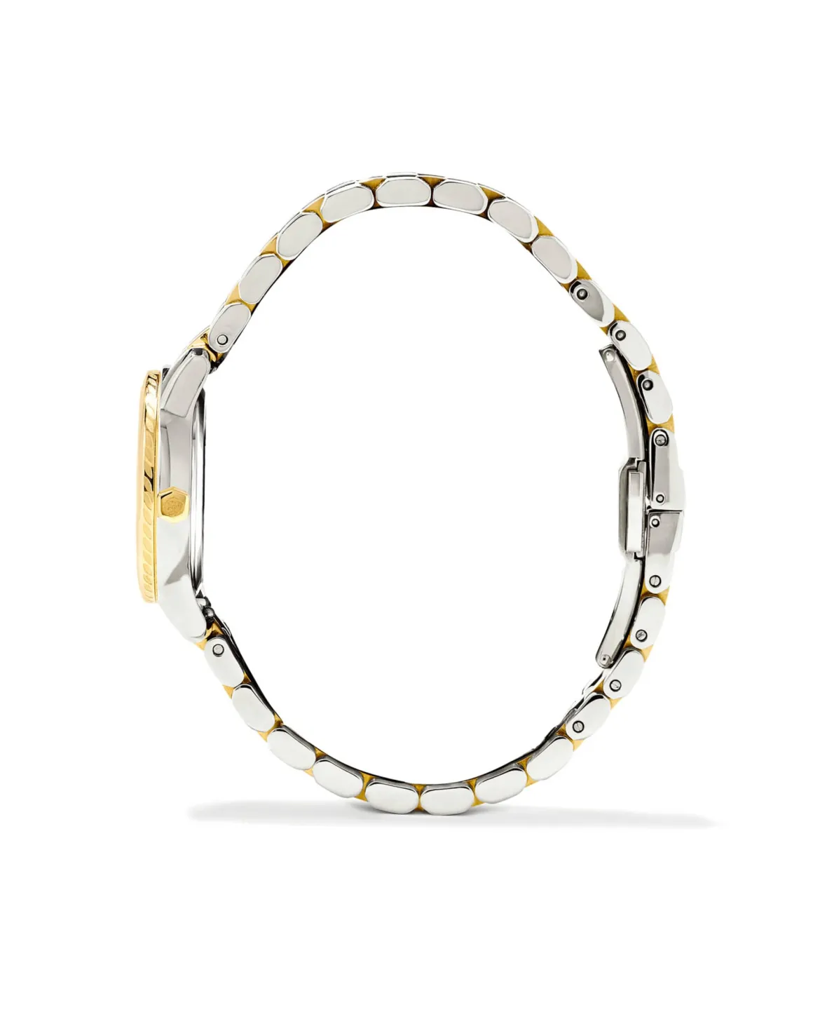 Alex Two Tone Stainless Steel 28mm Watch in Ivory Mother-of-Pearl