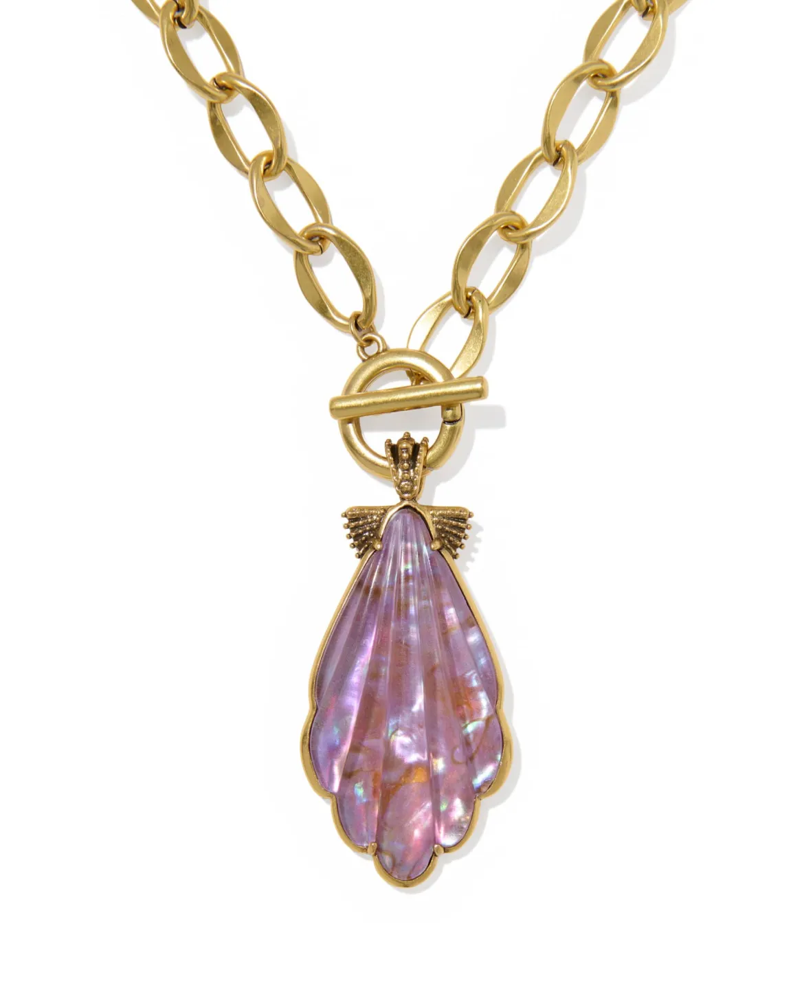 Alexa Vintage Gold Statement Necklace