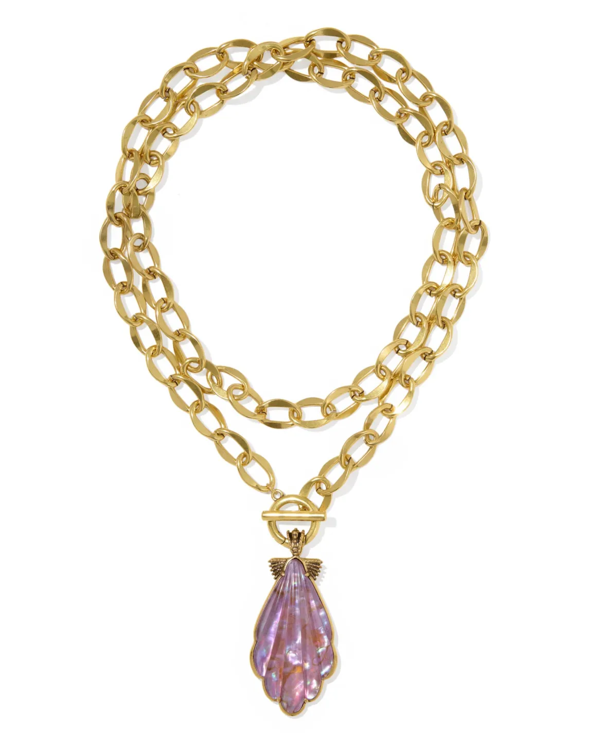 Alexa Vintage Gold Statement Necklace