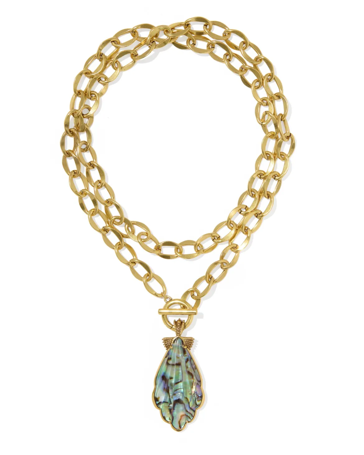 Alexa Vintage Gold Statement Necklace