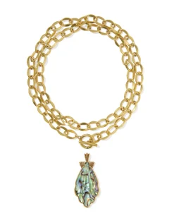 Alexa Vintage Gold Statement Necklace