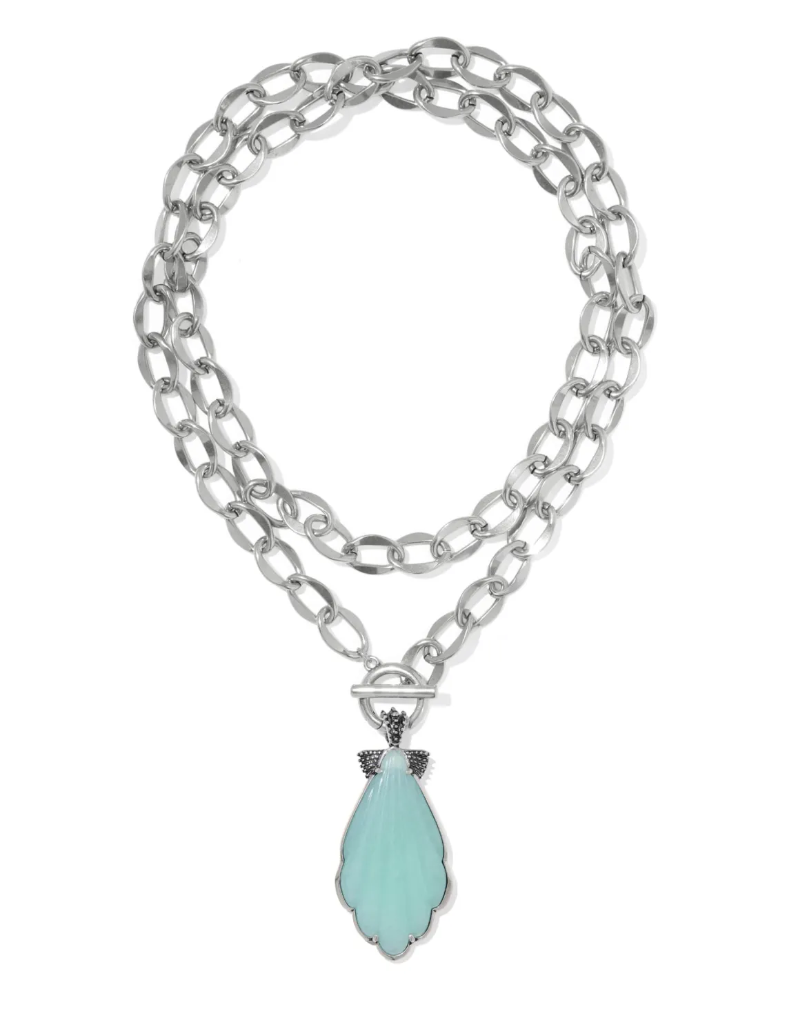 Alexa Vintage Silver Statement Necklace