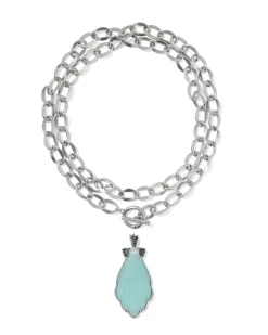 Alexa Vintage Silver Statement Necklace