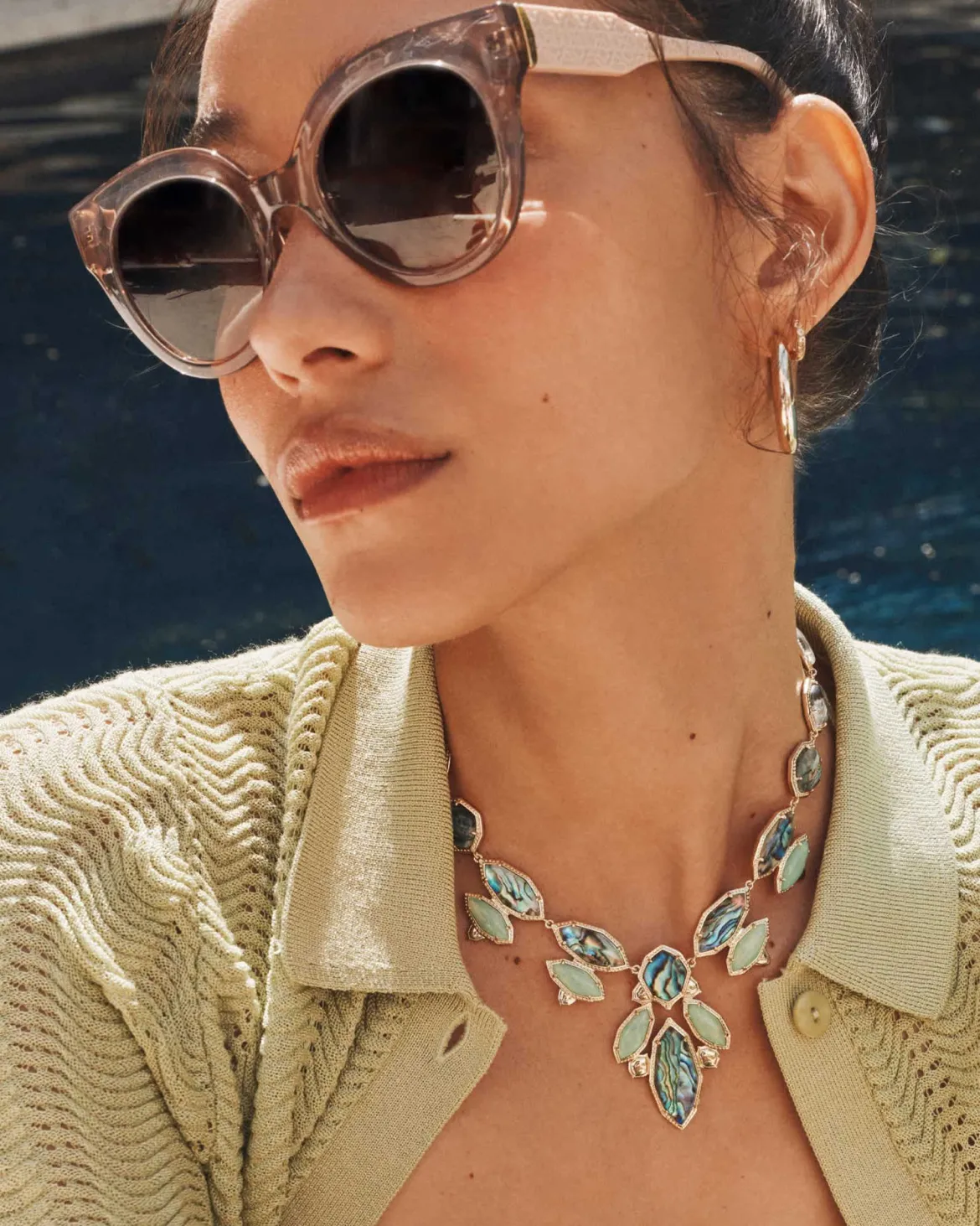 Amber Filigree Sunglasses