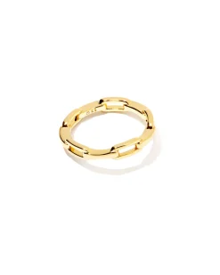 Andi Band Ring in Gold