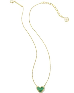 Ari Heart Gold Pendant Necklace