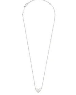 Ari Heart Pendant Necklace in Sterling Silver