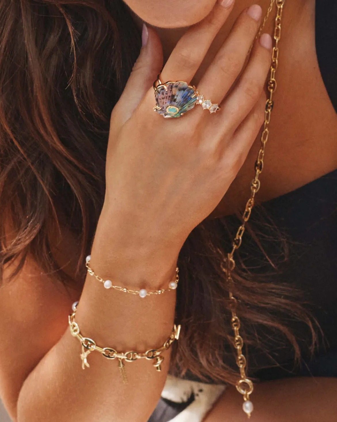 Ashton Gold Delicate Chain Bracelet