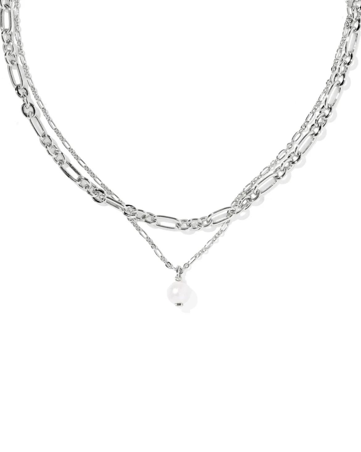 Ashton Silver Multi Strand Necklace