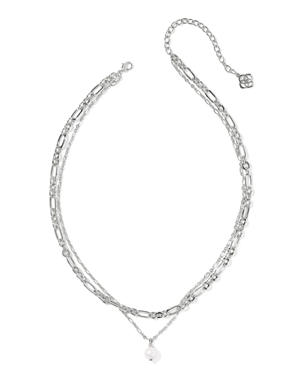 Ashton Silver Multi Strand Necklace