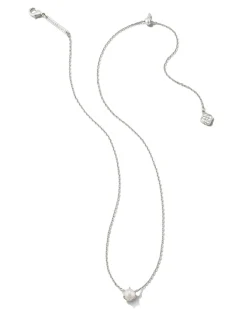Ashton Silver Pendant Necklace in Freshwater Cultured Pearl