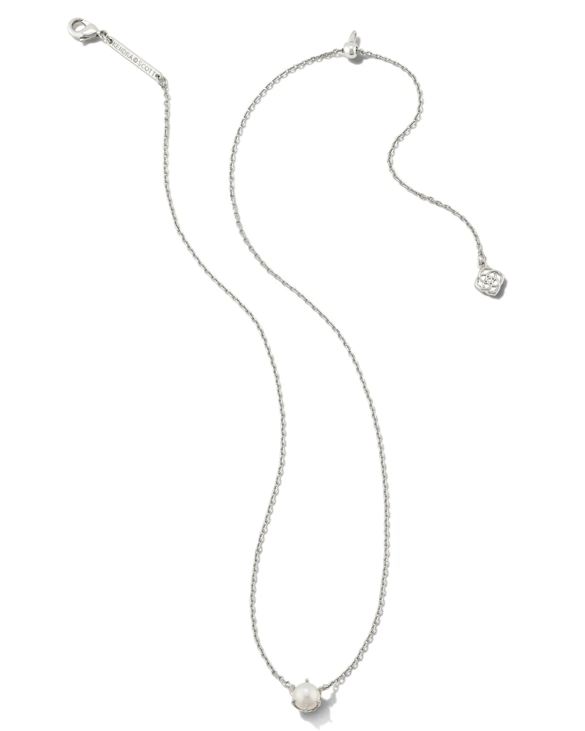 Ashton Silver Pendant Necklace in Freshwater Cultured Pearl