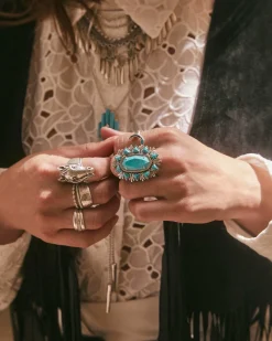 Beau Cocktail Ring in Vintage Silver