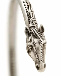Beau Cuff Bracelet in Vintage Silver