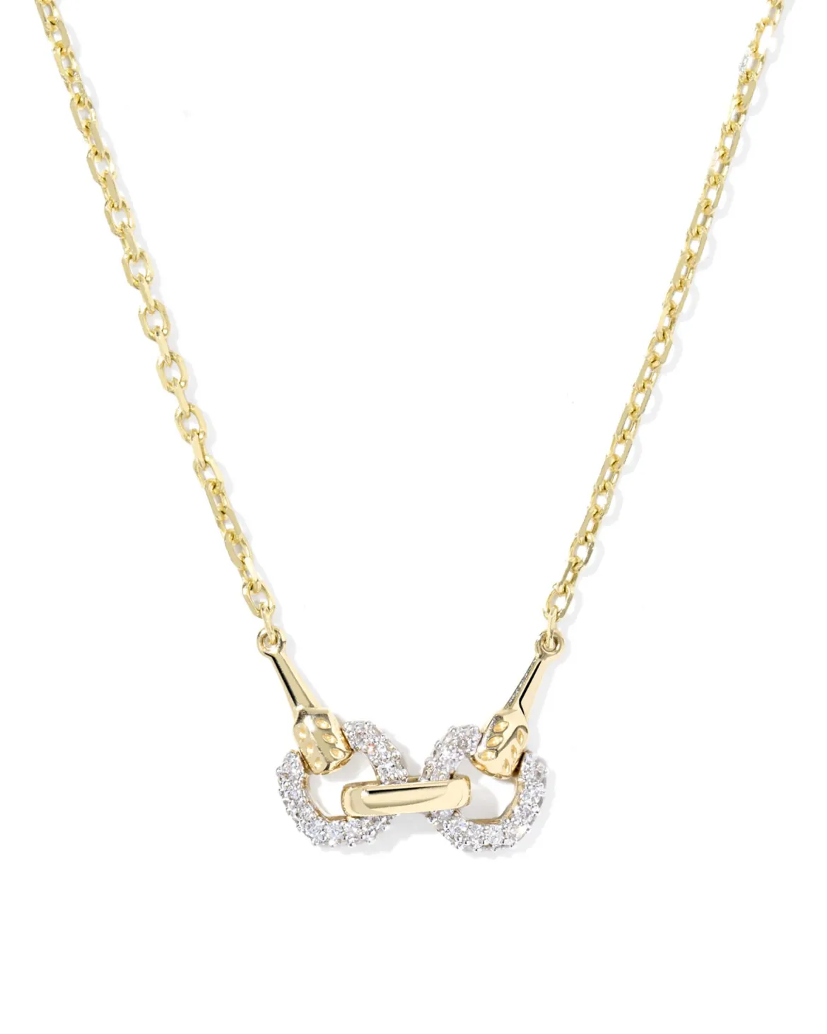 Beau 14k Yellow Gold Short Pendant Necklace