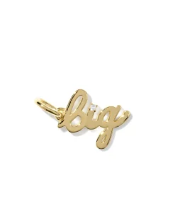 Big 18k Yellow Gold Vermeil Charm