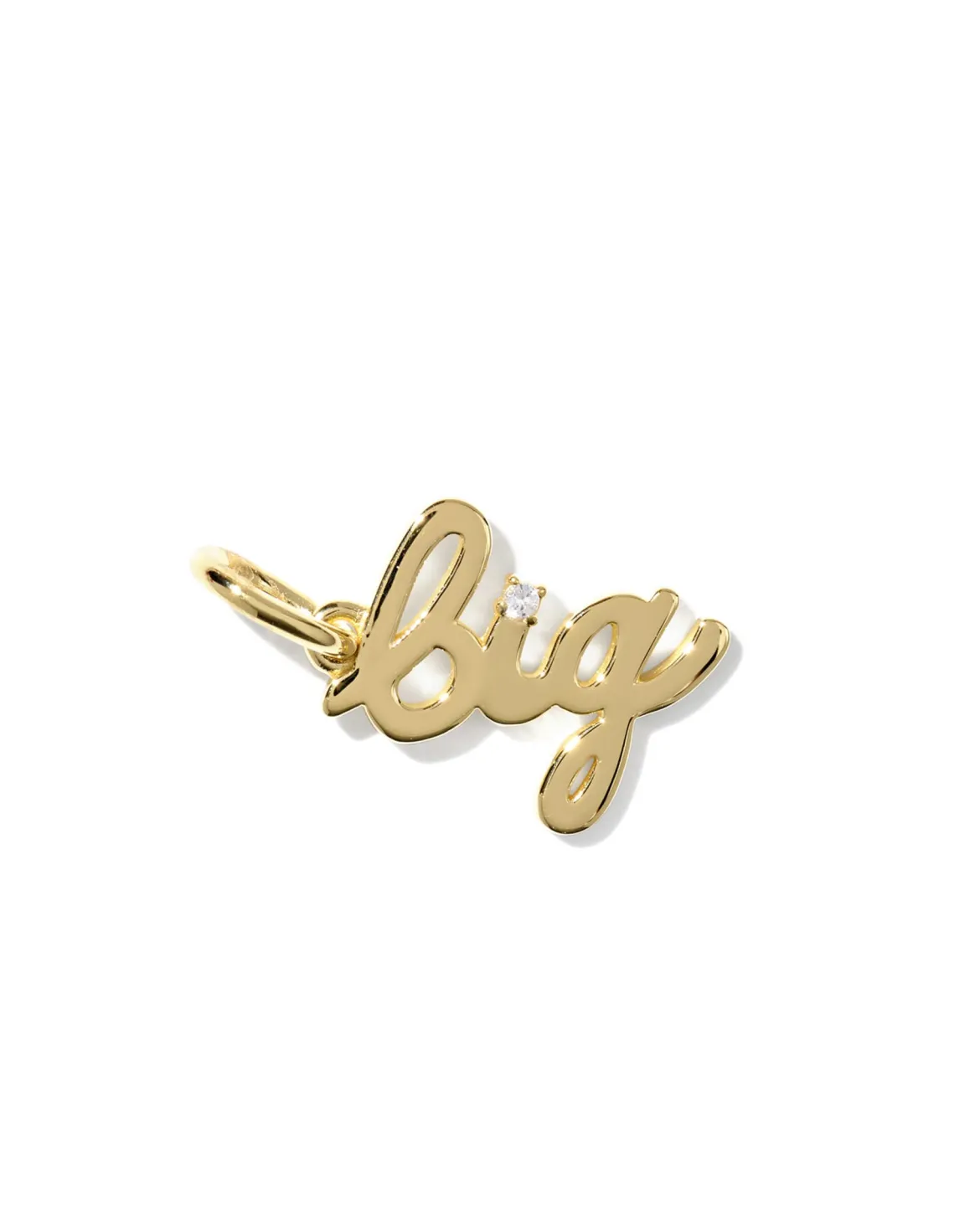 Big 18k Yellow Gold Vermeil Charm