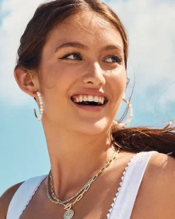 Brielle Convertible Medallion Chain Necklace in Gold