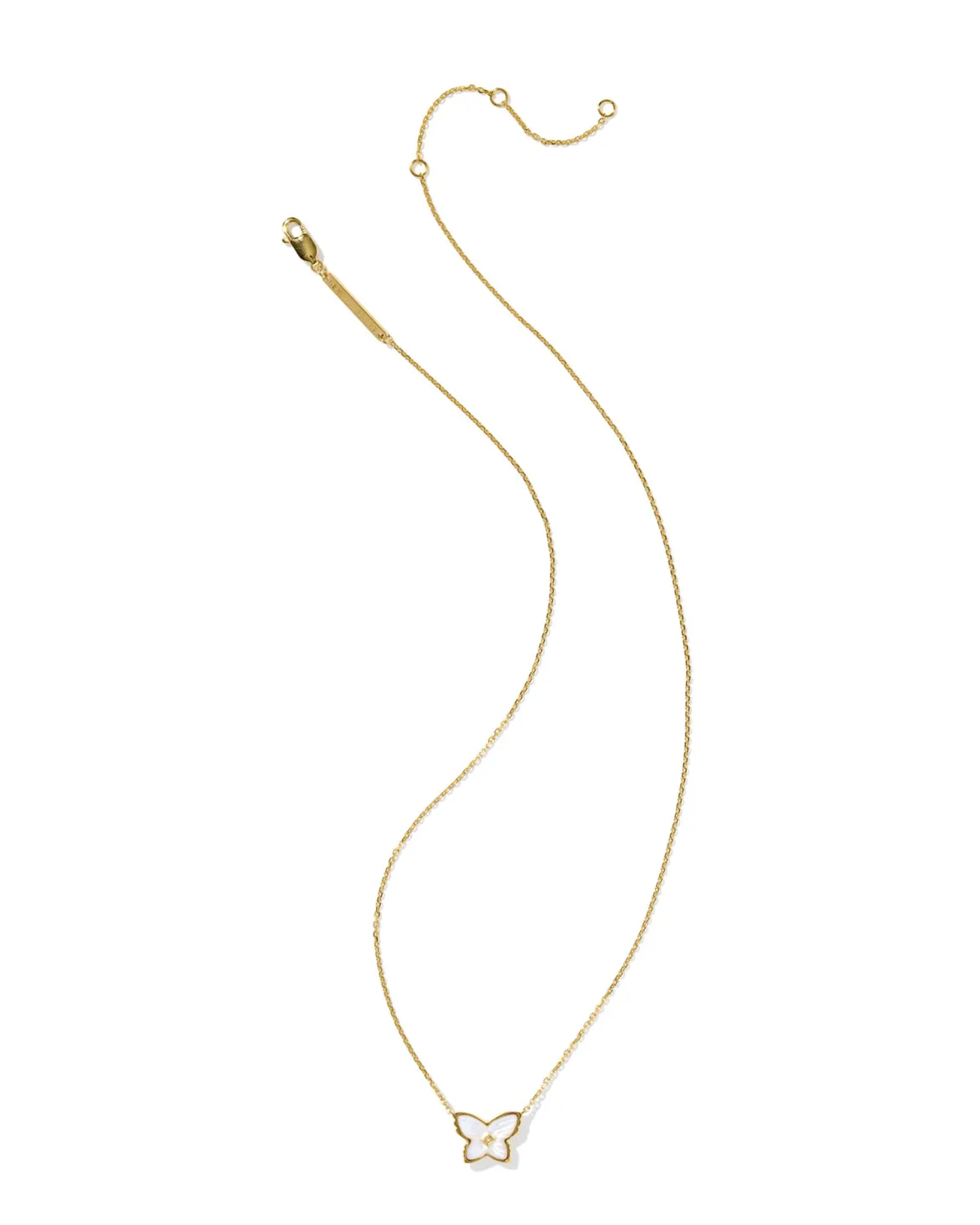 Brinley 18k Gold Vermeil Butterfly Stone Necklace
