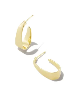 Cadence Hoop Earrings in 18k Gold Vermeil