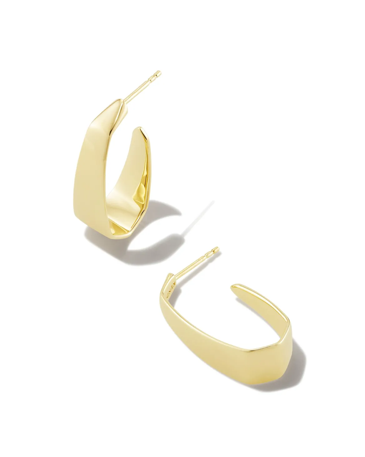 Cadence Hoop Earrings in 18k Gold Vermeil
