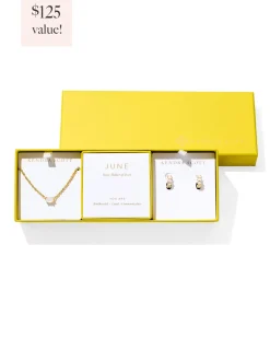 Cailin Gold Birthstone Gift Set of 2