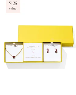 Cailin Gold Birthstone Gift Set of 2