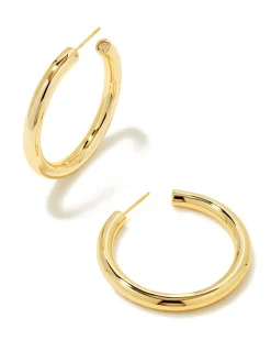 Colette Large Hoop Earrings in Gold