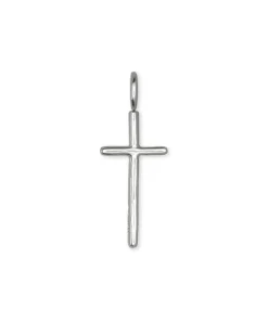 Cross Charm in Sterling Silver