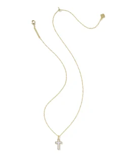 Cross Gold Pendant Necklace