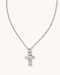 Cross Pendant Necklace in Silver